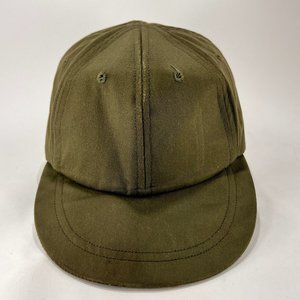 Vtg Military Cap Hat Jungle Hot Weather Fitted 7 1/8 Olive Green Vietnam Mens